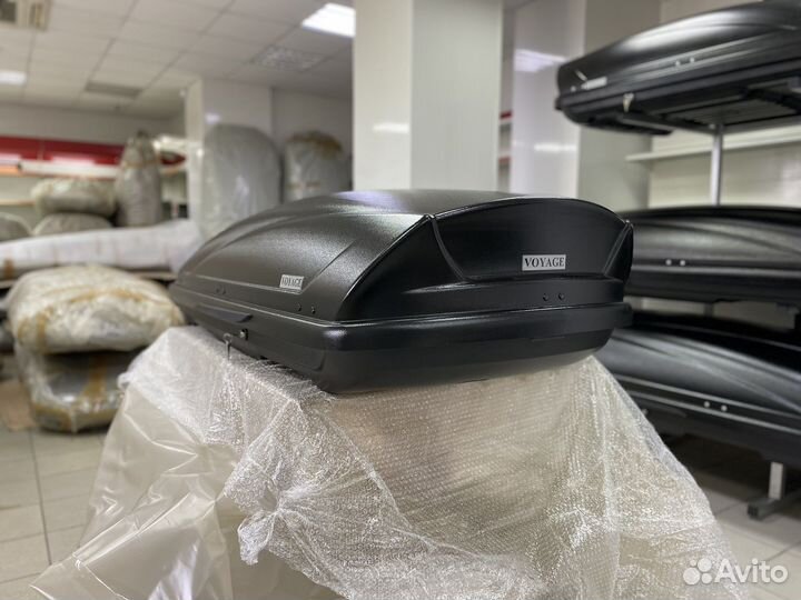 Автобокс Voyage 440л 175см цвет Черный матовый Р