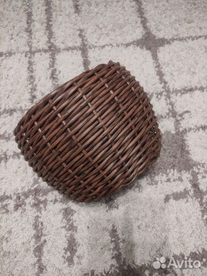 Кашпо из искусственного ротанга 4,5 литра