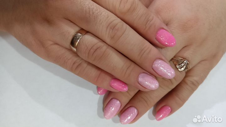 Маникюр наращивание модель на маникюр