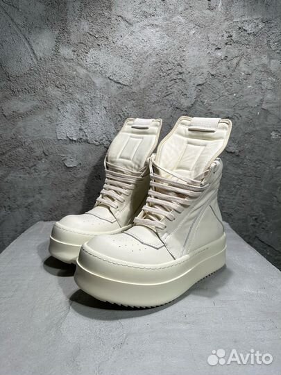 Rick Owens Geobasket Mega Bumper Sneakers