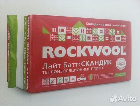 Утеплитель Rockwool Лайт Баттс Скандик