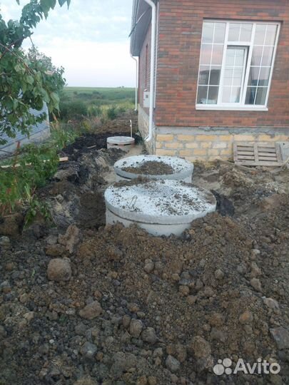 Септик под ключ, выгребная яма канализацыя