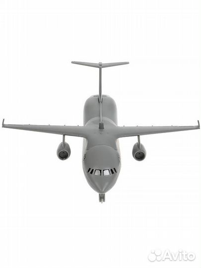 Модель Транспортный самолёт 20 см серый металл инерция Технопарк plane-20-GY