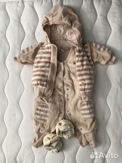 Комплект одежды Lucky childвелюр+Пинетки Baby Nicе