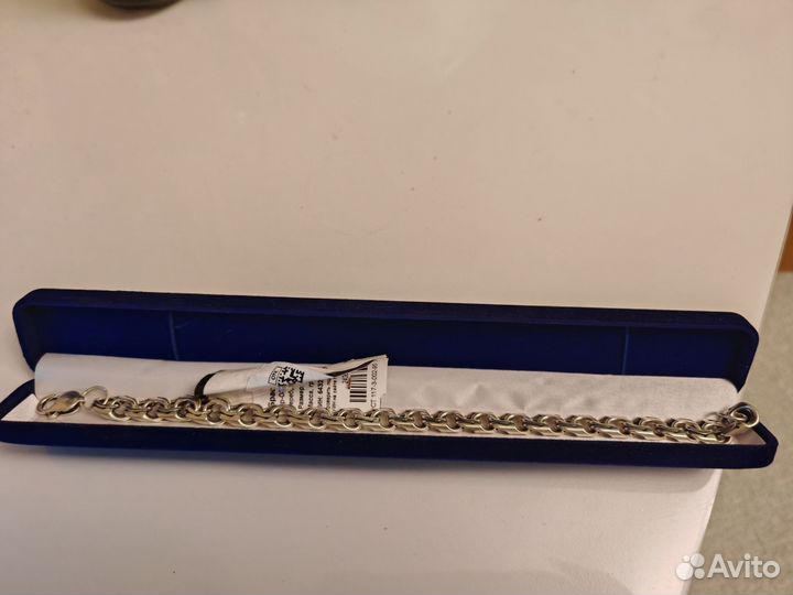 Серебряный браслет бисмарк