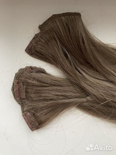 Волосы на заколках искусственные