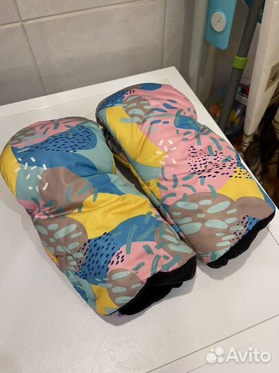 Муфта варежки на коляску leokid