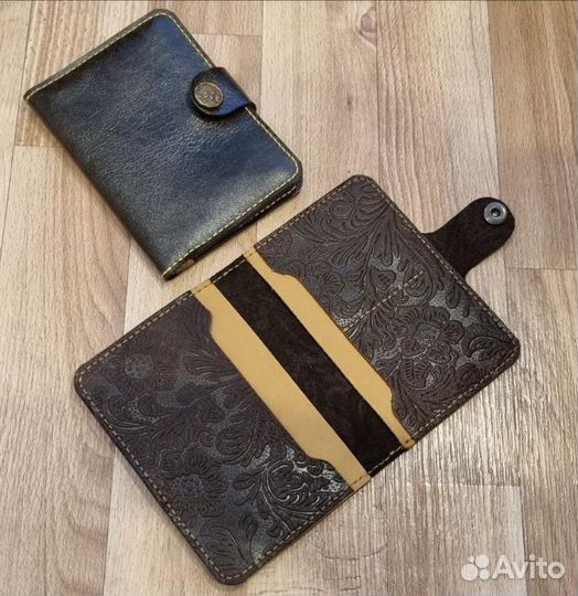 Обложка для документов. Натуральная кожа