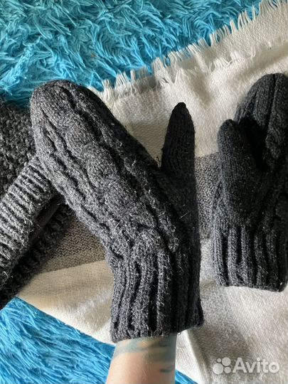 Шарф,шапка,варежки (комплект)