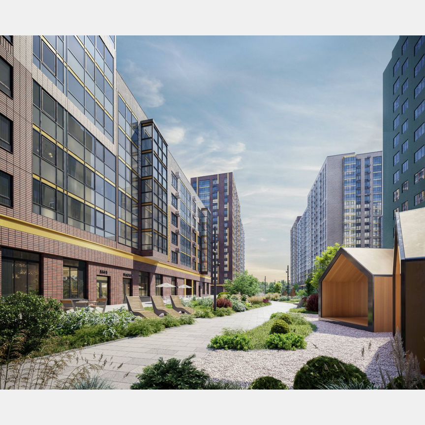 Квартира-студия, 33,6 м², 2/16 эт.