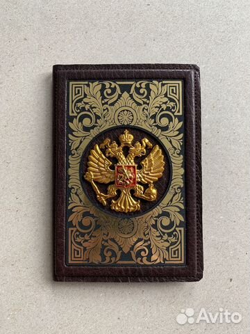 Обложка на паспорт (кожаный переплет)