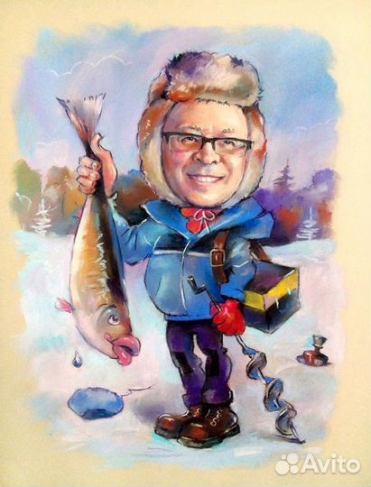 Качественные шаржи и портреты по фото