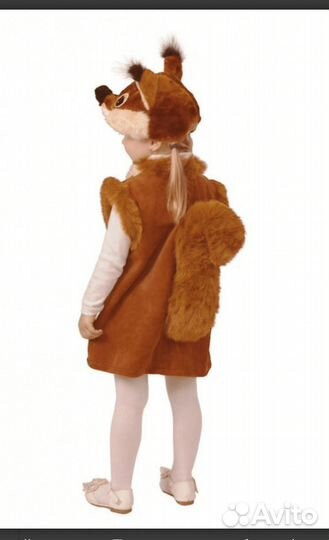 Карнавальный костюм белки для девочки