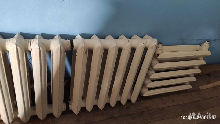 Секции чугунной батареи мс 140, СССР