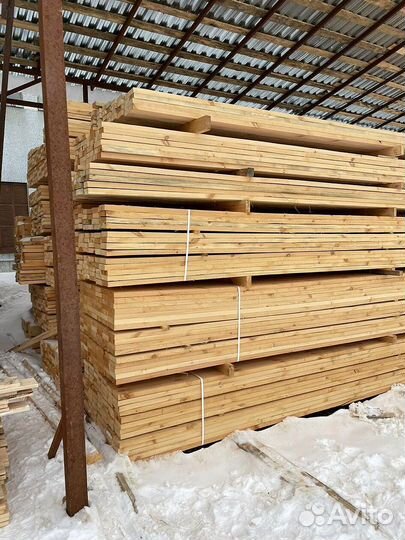 Доска обрезная 40х150х6000мм от производителя