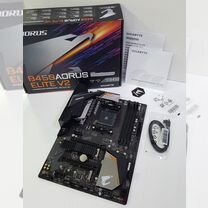 Мат. плата gigabyte B450 aorus elite V2 AM4