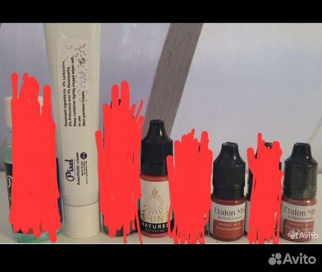 Пигменты для татуажа Анастезия