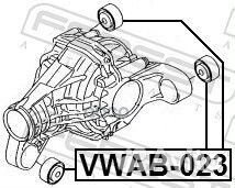 Сайлентблок подушки дифференциала vwab-023 Febest