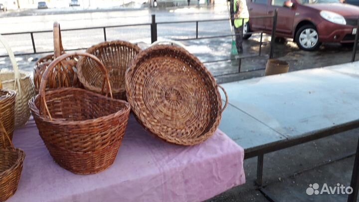 Продам плетеные корзины из лозы