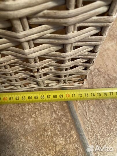 Сундук большой плетеный