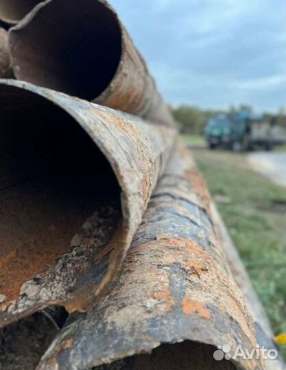 Труба б/у 325х7 мм в котлован