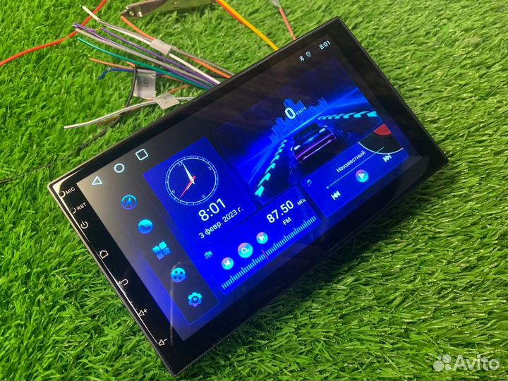 Магнитола 2din android11 Wi-fi GPS 4ядра 1х16Gb