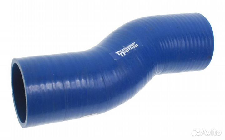 Патрубок маз радиатора нижний (L245мм,d70) силикон