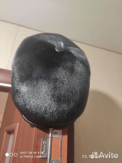 Меховая мужская кепка