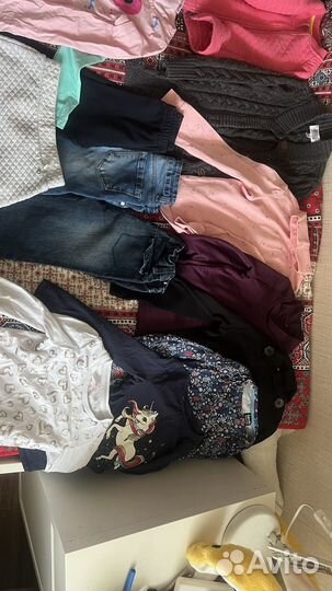 Отдам вещи пакетом для девочки на рост 110 - 116