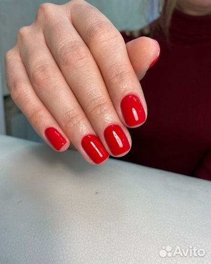 Маникюр на дому с покрытием Shellac