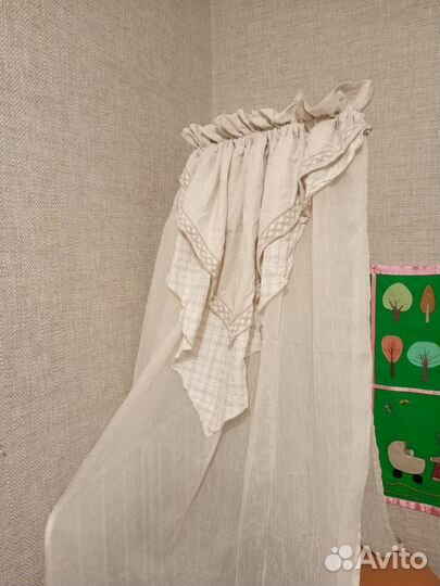 Комплект балдахин с держателем и бортики