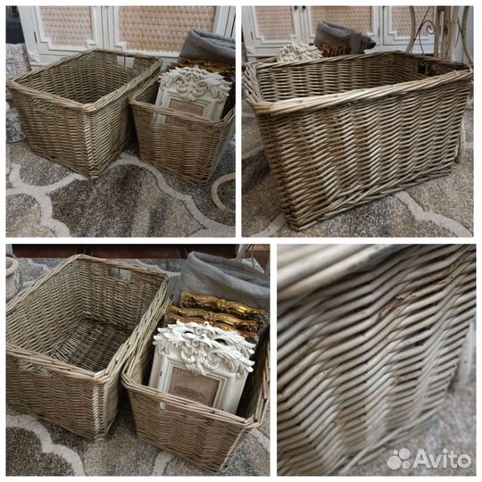 Вазон кашпо корзина ротанг ангел фото