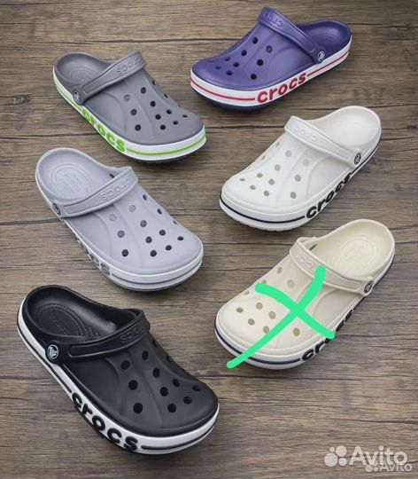 Сланцы мужские crocs только синие 25,5 см