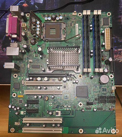 Мат. плата с процессором и озу