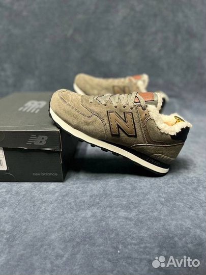 Кроссовки зимние New Balance 574 с мехом