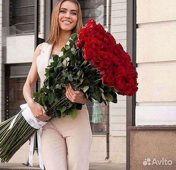 Букет роз 101 роза 51 роза