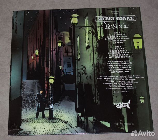 Secret service Ye Si Ca 1981 sweden LP