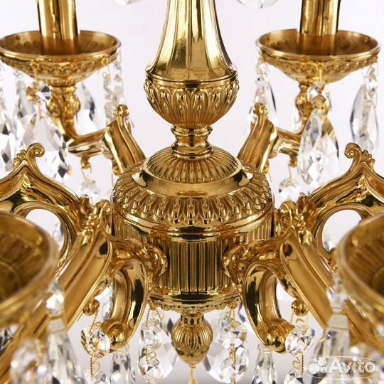 Люстра бронзовая 75102/6/125 A G Bohemia Ivele Cry