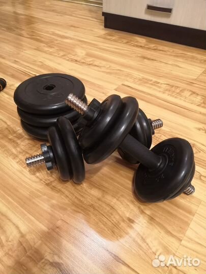 Гантели разборные 40 кг (2 гантели по 20кг)