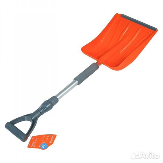 Лопата для очистки снега c телескоп.рукояткой