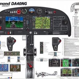 Учебный плакат DA 40 NG