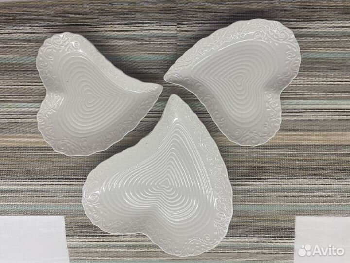 Тарелка сервировочная сердце. Блюдо