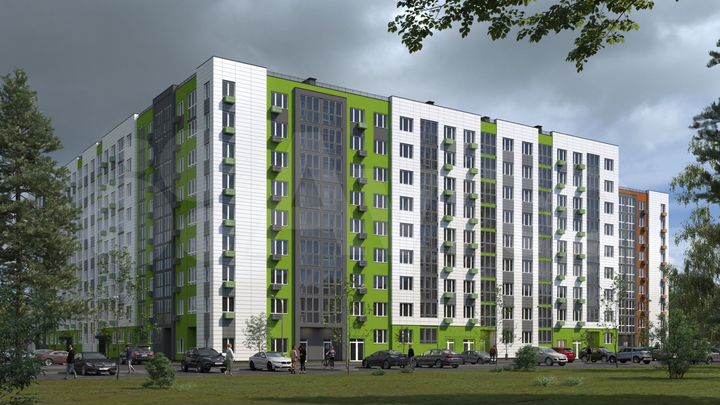 2-к. квартира, 57,3 м², 9/9 эт.