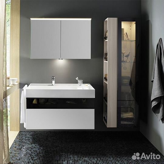 Тумба с раковиной Burgbad Yumo 100 sfkl102 F3193