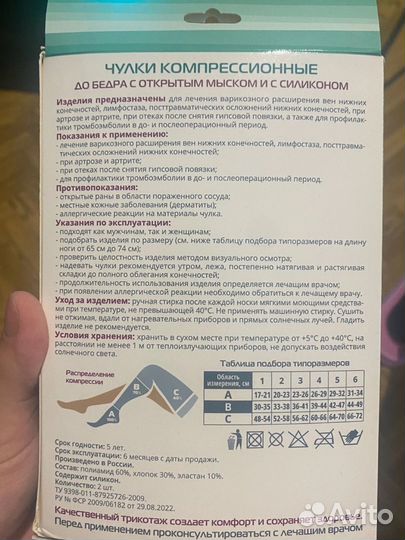 Компрессионные чулки