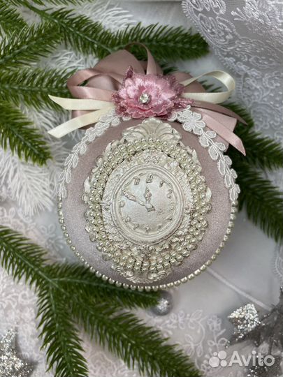 Новогодние елочные игрушки ручной работы