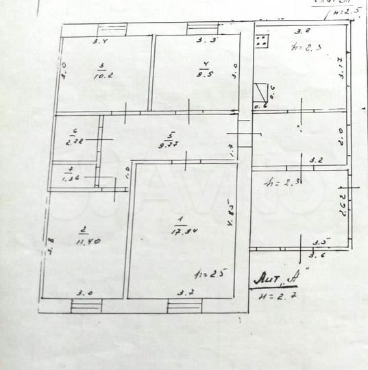 Дом 80 м² на участке 17,4 сот.