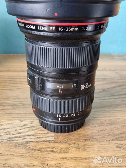 Объектив canon 16-35 2.8 L II