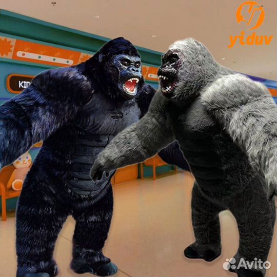 Горилла,надувной костюм 2м 60 см.Новый