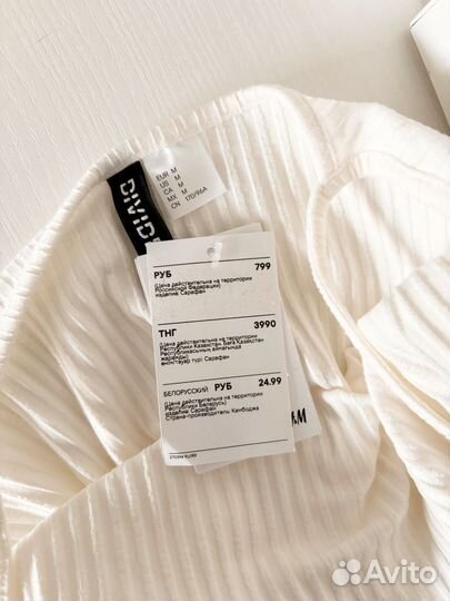 Платье H&M мини M новое